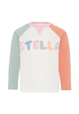 Stella McCartney Kids Color-block T-shirt With Logo For Girl