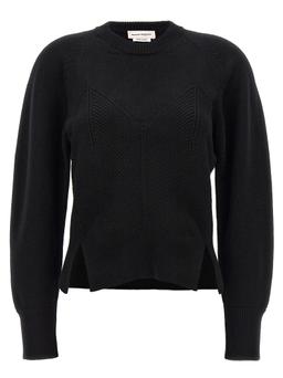 Alexander McQueen Chevron Corset Sweater