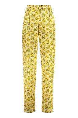 Isabel Marant Piera Printed High-rise Trousers
