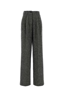 Dolce & Gabbana Embroidered Stretch Wool Blend Pant
