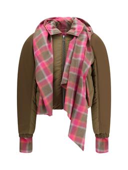 Marbell Maxi-scarf Puffer Jacket