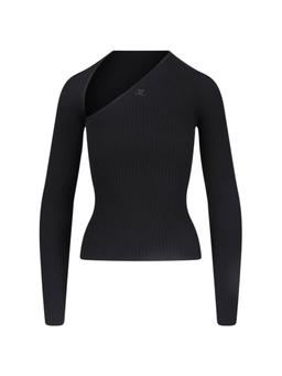 Courrèges slash Logo Top