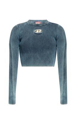 Diesel m-anchor-a Knit Crop Top