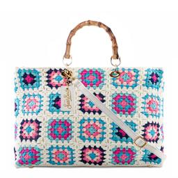 MC2 Saint Barth Handmade Tiles Crochet Bag Victoria