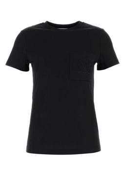 Max Mara Black Cotton Papaia T-shirt