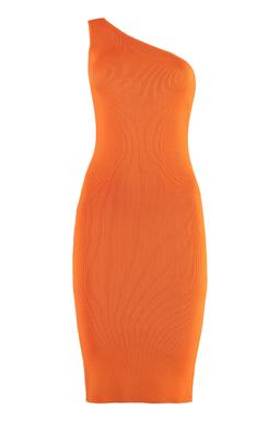 Yves Salomon Knitted One Shoulder Dress
