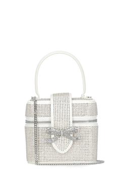 self-portrait Rhinestone Vanity Bag