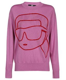 Karl Lagerfeld Long Sleeve Crew-neck Sweater