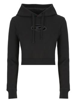 Diesel F-slimmy-hood-od Cut-out Oval D Logo Hoodie