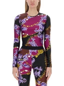 Versace Jeans Couture Chain Couture Print Bodysuit
