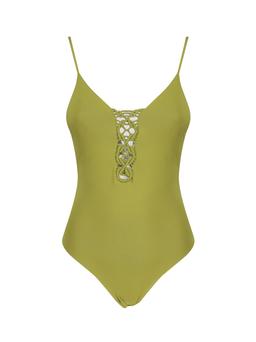 Fisico - Cristina Ferrari One-piece Swimsuit With Braiding