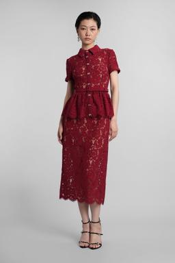 self-portrait In Bordeaux Polyamide