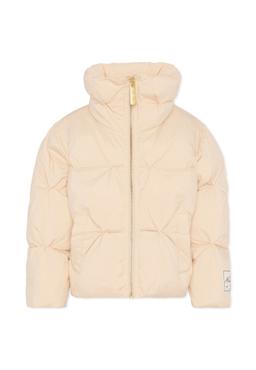 Molo Ivory Down Jacket For Boy With Logo