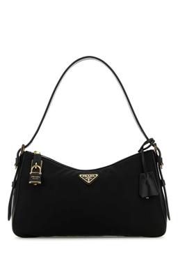 Prada Black Nylon Large Aimãe Shoulder Bag