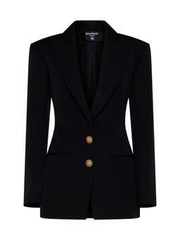 Balmain Fitted Single-breasted Blazer