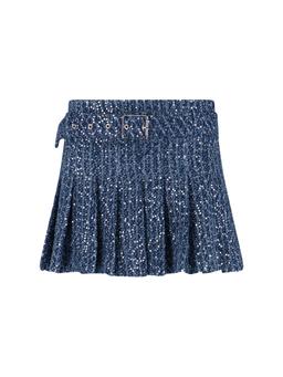 Charles Jeffrey Loverboy Rara Sequins Mini Skirt