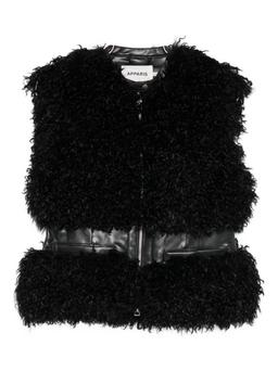 Apparis Faux-fur Sleeveless Jacket
