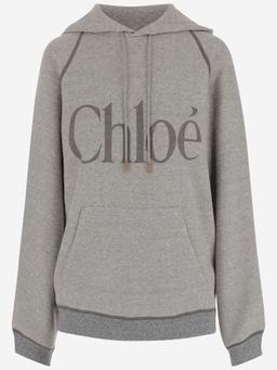 Chloé Cotton Blend Sweatshirt With Logo