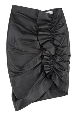 Nina Ricci Leather Skirt