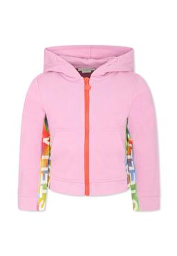 Stella McCartney Kids Pink Sweatshirt For Girl With Logo