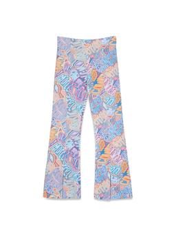 Marcelo Burlon Flare Split Cuffs Trousers