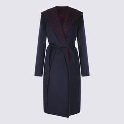 Gucci Blue Wool Coat