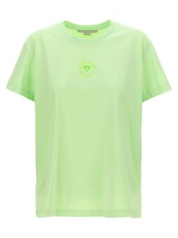 Stella McCartney Cotton T-shirt With Circular Logo