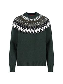 Gucci Wool Sweater With Rhinestones