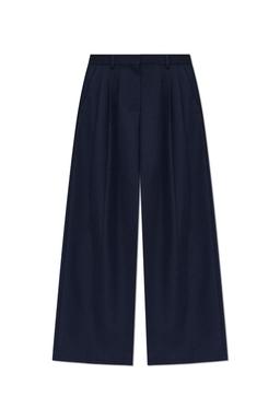 Theory Pleated High-waisted Trousers