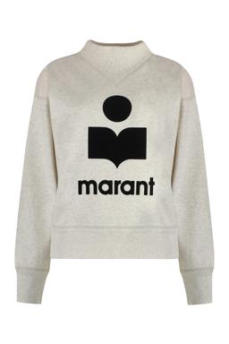 Marant Étoile Moby Logo Detail Cotton Sweatshirt