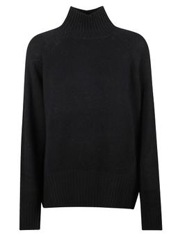 Allude Wool And Cashmere Mockneck Sweater