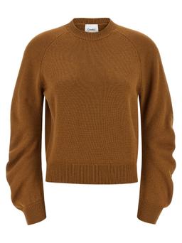 (nude) Curved Sleeve Sweater