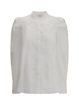 Alexander McQueen White Shirt With Mandarin Collar
