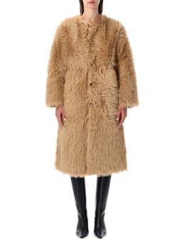 urbancode Faux Fur Coat With Suede Interior