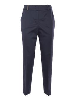 Peserico Elegant Blue Trousers