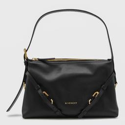 Givenchy Black Leather Voyou Shoulder Bag
