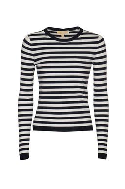 Michael Kors Striped Crewneck T-shirt