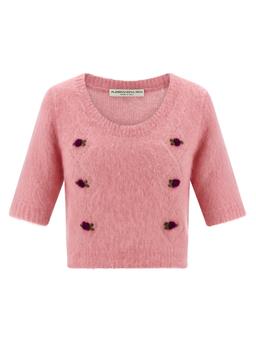 Alessandra Rich carded Mohair Sweater