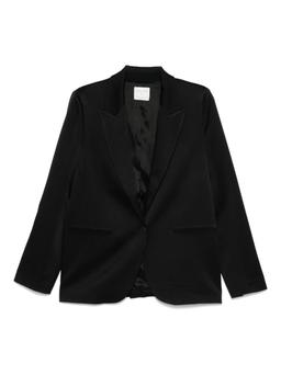 Forte_Forte Satin Single-breasted Jacket