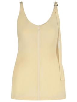 SportMax waser Beige Viscose Tank Top