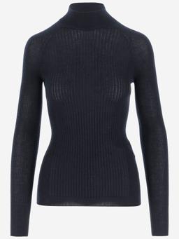 Sa Su Phi Cashmere And Silk Rib Knit Sweater