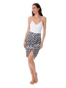 MC2 Saint Barth Woman Midi Skirt Amanda With Ikat Print