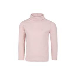 Petit Bateau Pink Turtle-neck T-shirt For Girl