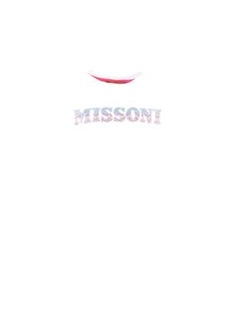 Missoni White T-shirt For Girl With Logo