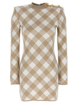 Balmain Vichy Dress