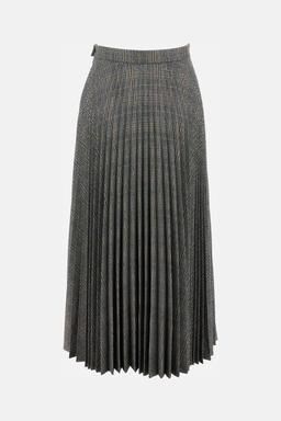 True Royal Pleated Skirt