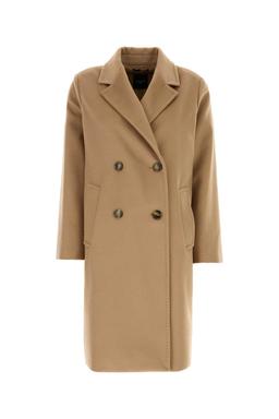 Weekend Max Mara Beige Wool Zum Coat