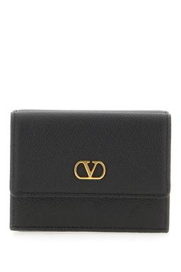 Valentino Garavani Black Leather Wallet