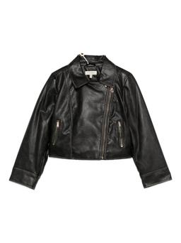 Twinset Kids Asymmetric Zip-fastening Biker Jacket