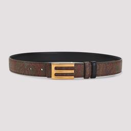 Etro Logo Buckle Belt